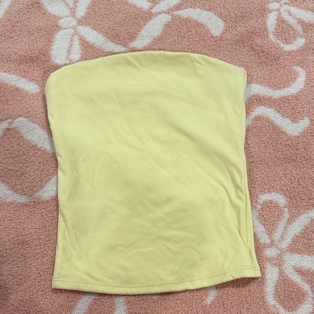 Garage Sunny Yellow Tube Top